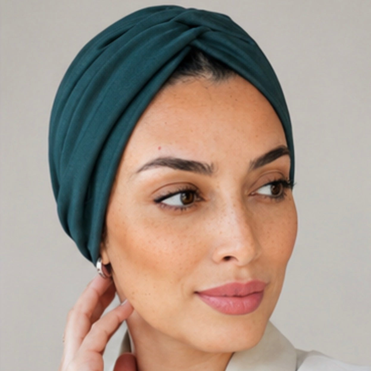 Rucha in dark Emerald