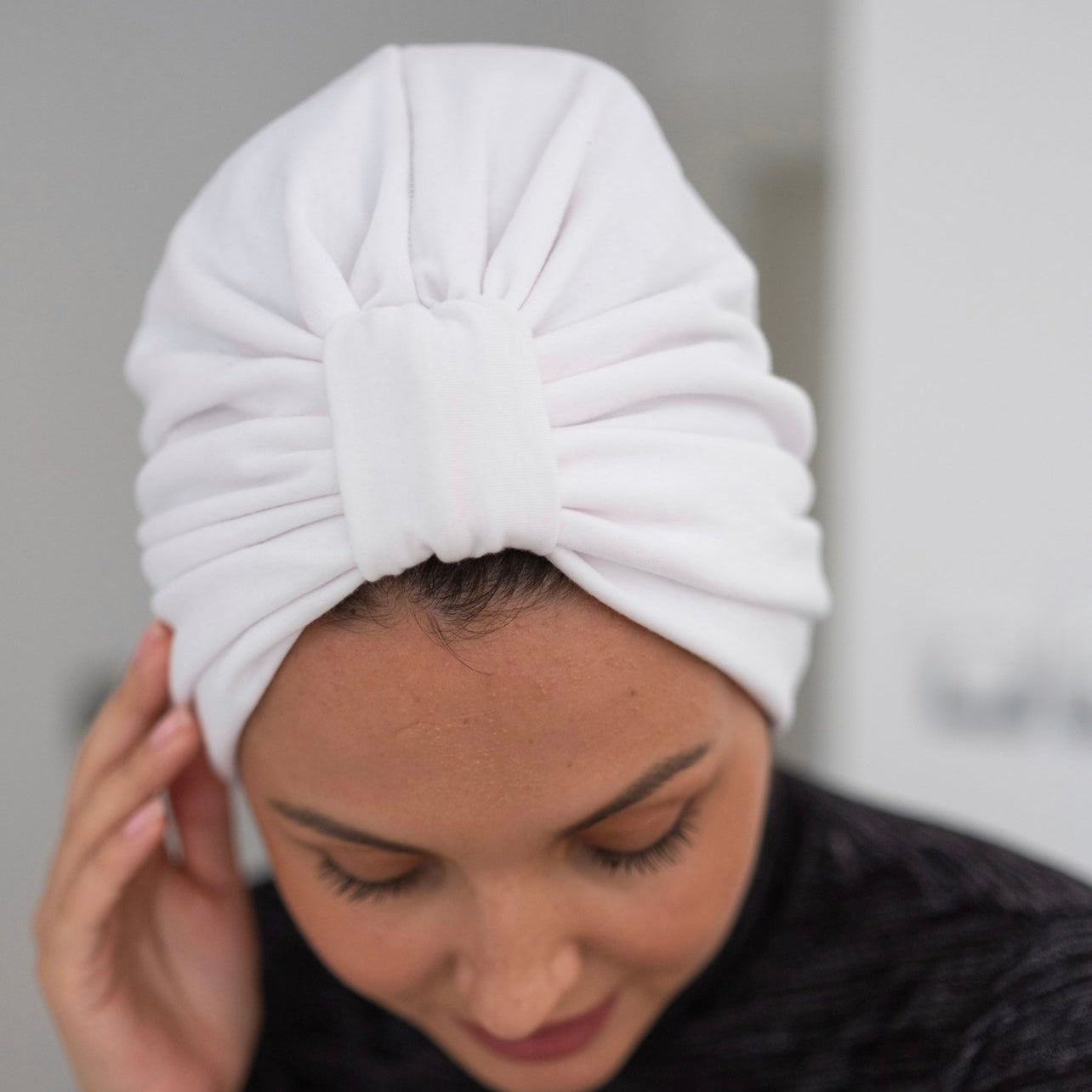 Vanna in white cotton stretch