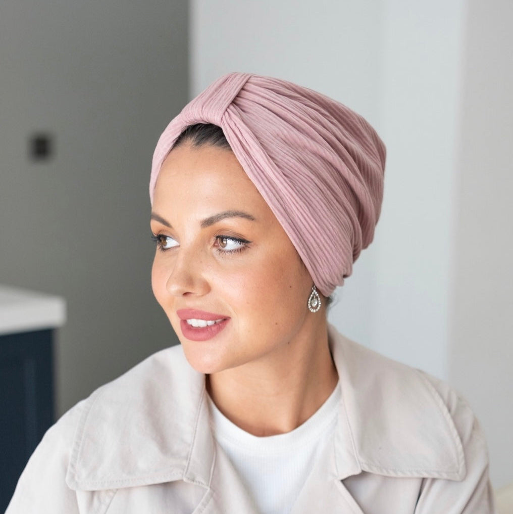 Vanna in nude pink  pleats