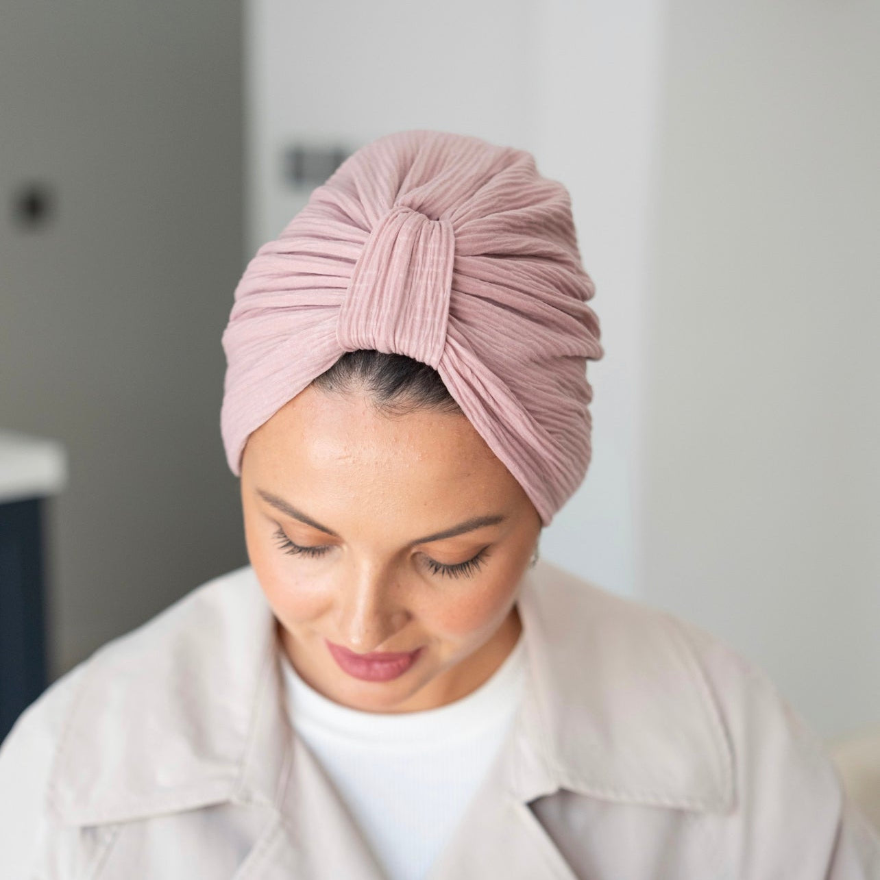 Vanna in nude pink  pleats