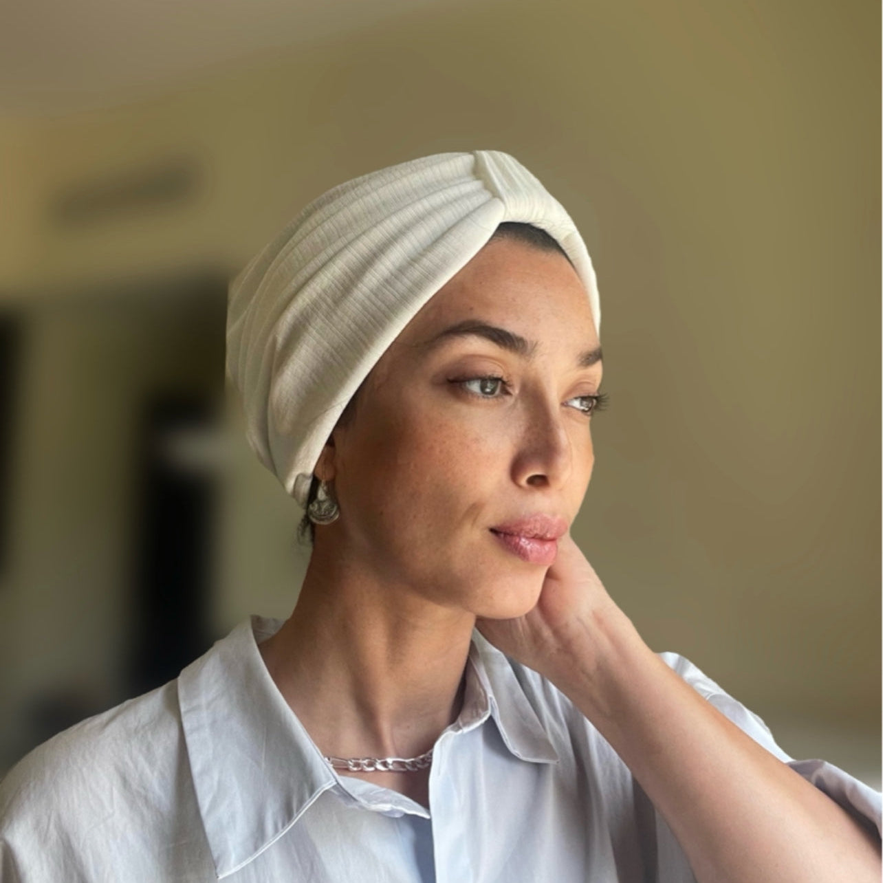 Vanna in offwhite stripes